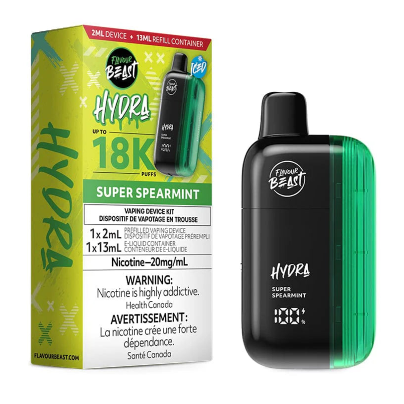Flavour Beast Hydra 18K – Super Spearmint