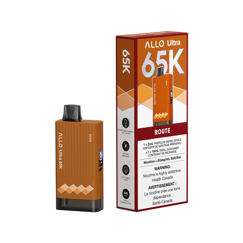 Allo Ultra 65K – Route