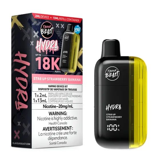 Flavour Beast Hydra 18K – Str8 Up Strawberry Banana