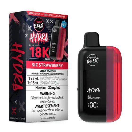 Flavour Beast Hydra 18K – Sic Strawberry Iced