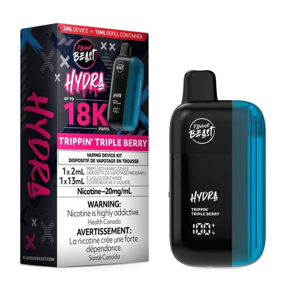 Flavour Beast Hydra 18K – Trippin Triple Berry