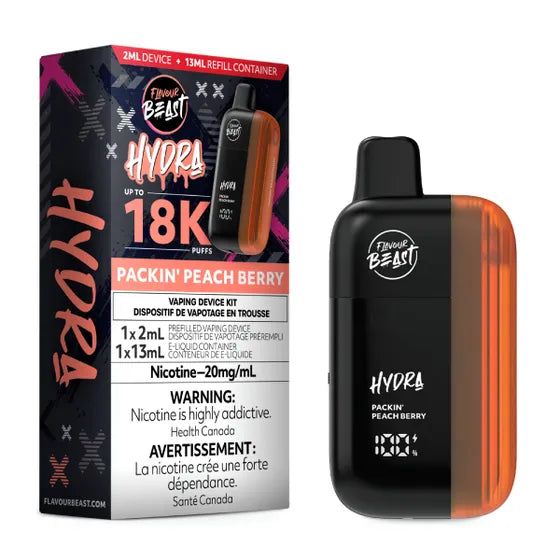 Flavour Beast Hydra 18K – Packin Peach Berry