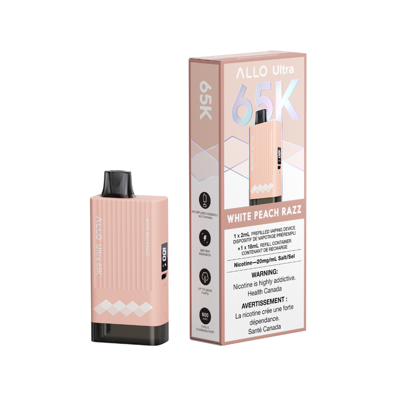Allo Ultra 65K – White Peach Razz