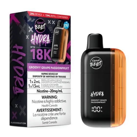 Flavour Beast Hydra 18K – Groovy Grape Passionfruit