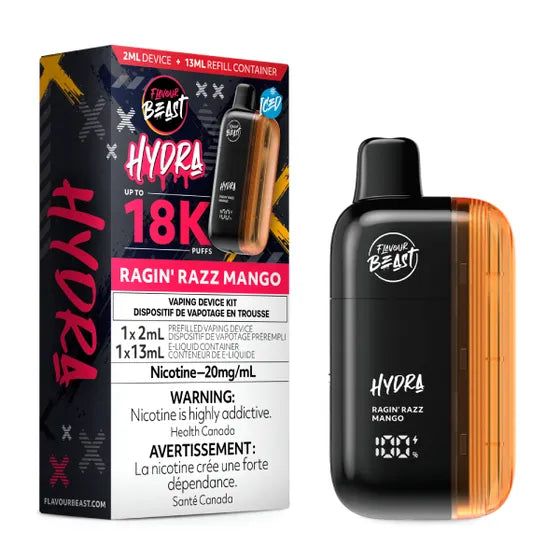 Flavour Beast Hydra 18K – Ragin Razz Mango