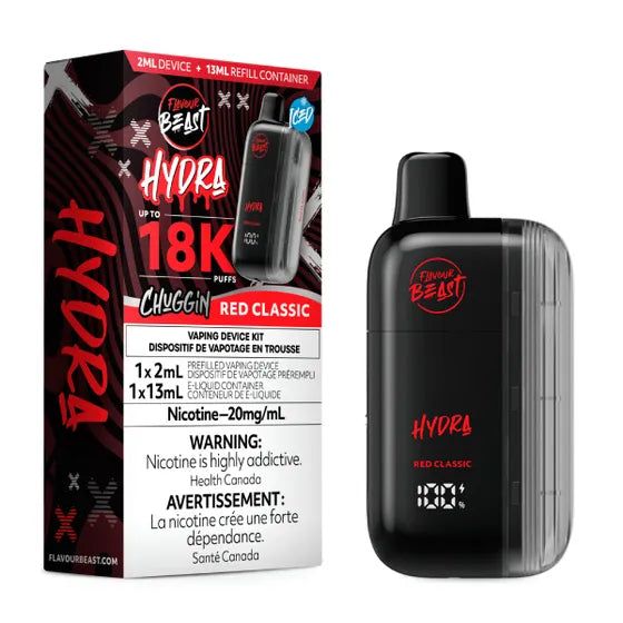 Flavour Beast Hydra 18K – Red Classic Iced