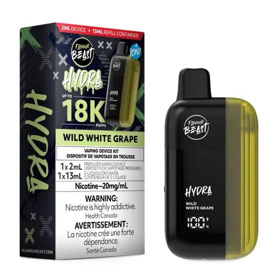 Flavour Beast Hydra 18K – Wild White Grape Iced