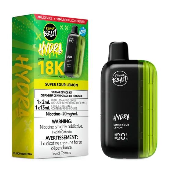 Flavour Beast Hydra 18K – Super Sour Lemon